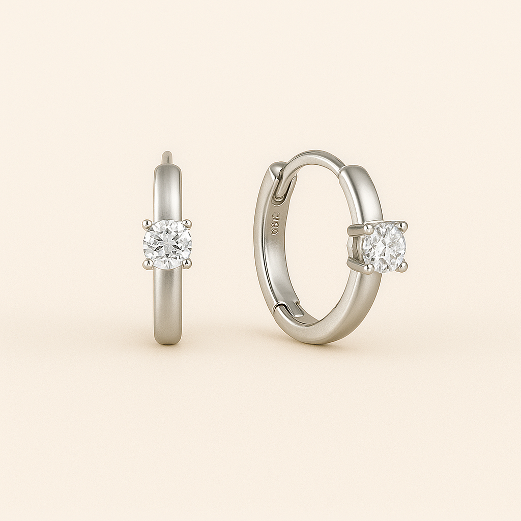 MORGANA Oorbellen met Diamantjes