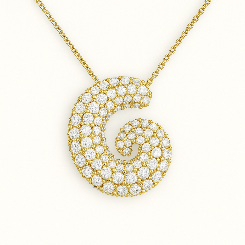 DU | Personalisierte Initialenkette