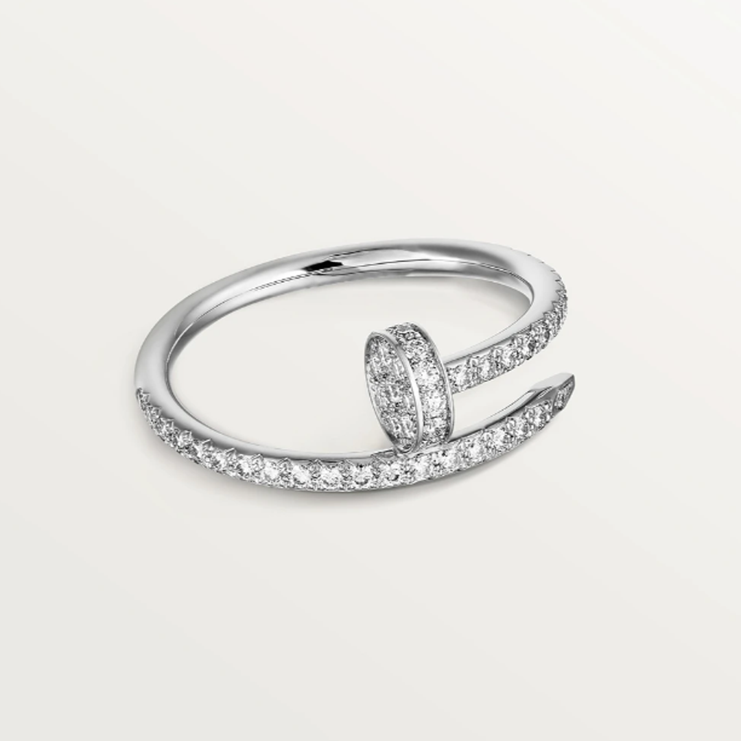 SPIJKER Elegante Ring met Zirkonia