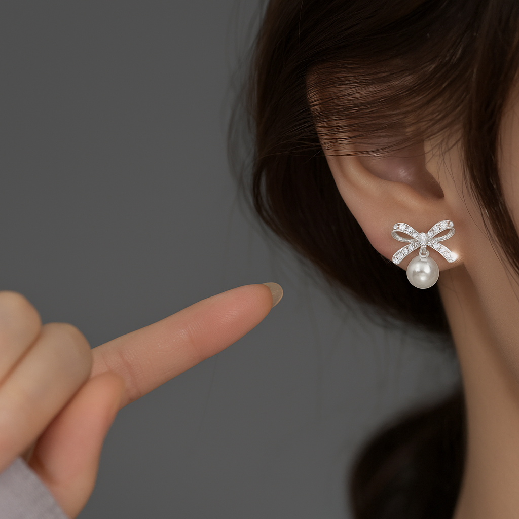 MALTA Klassische Perlenohrringe