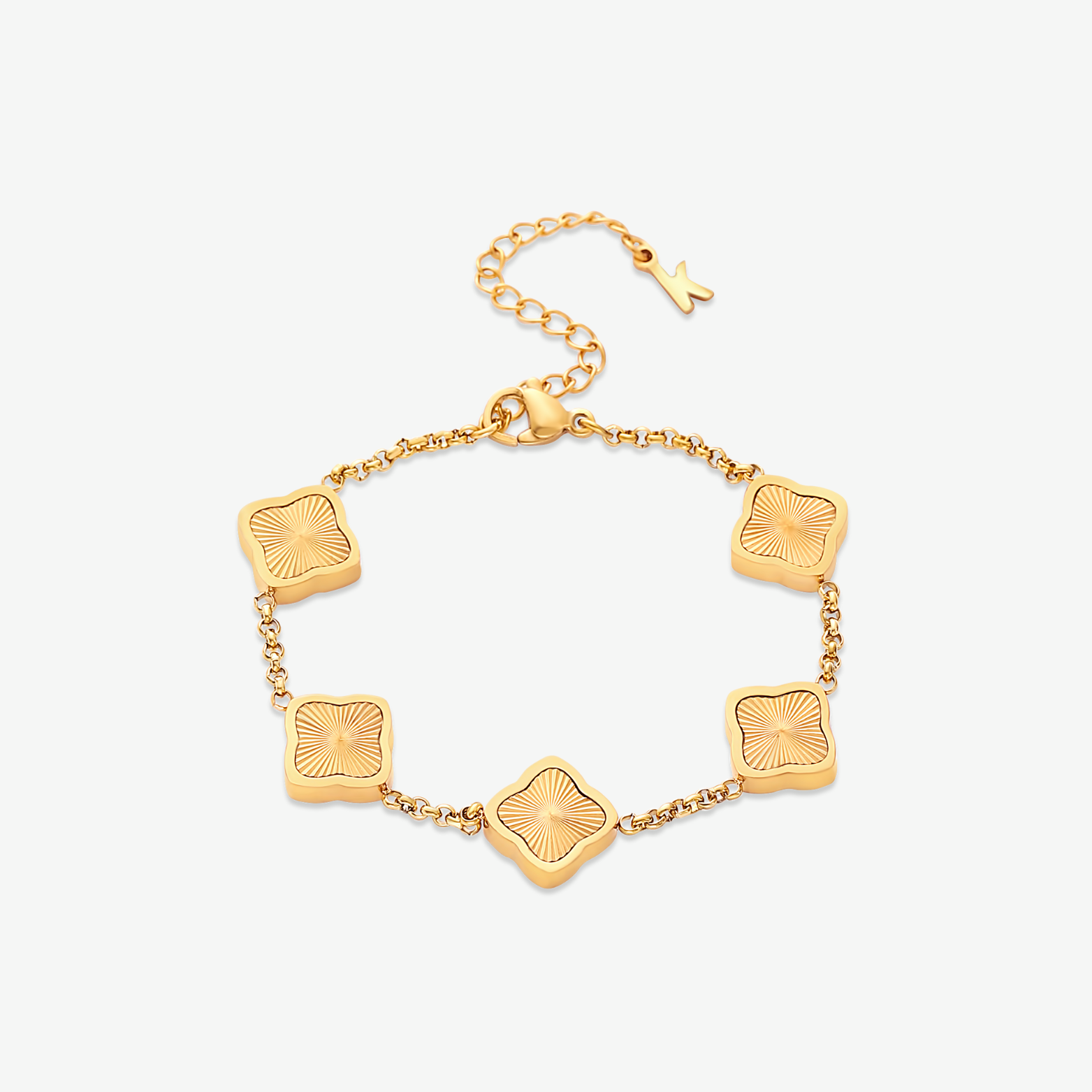 CLOVER Gouden Armband