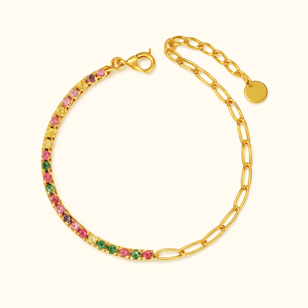 FAE Paperclip and Tennis Bracelet