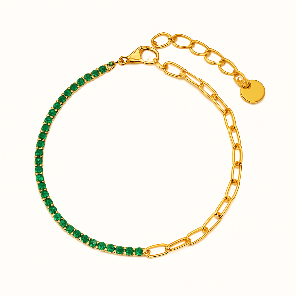 FAE Paperclip and Tennis Bracelet