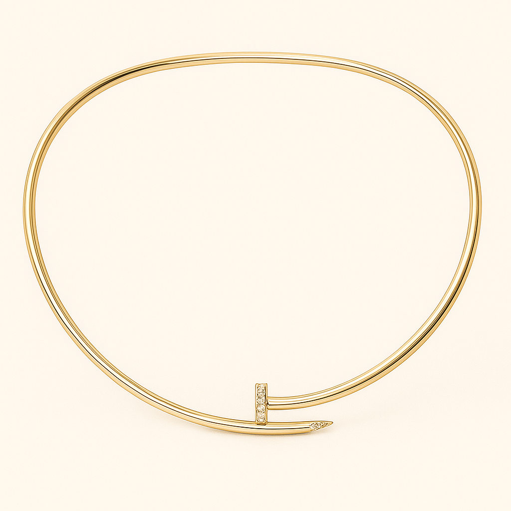 SPIJKER Halsketting met Zirkoon