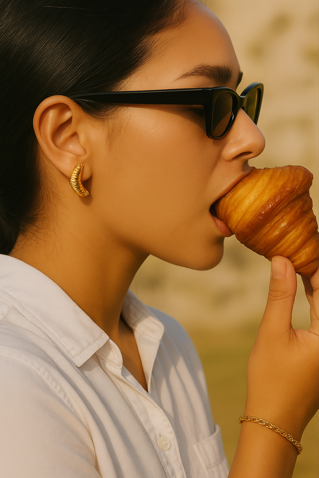 CROISSANT Mini Ohrringe