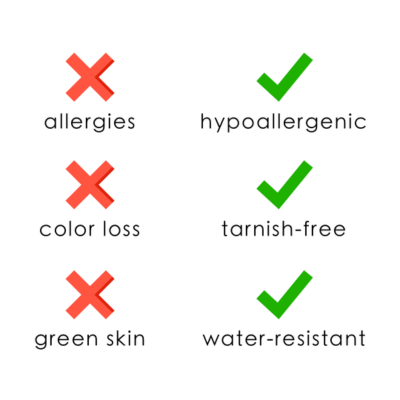 Quadratische Melissa-Ohrringe