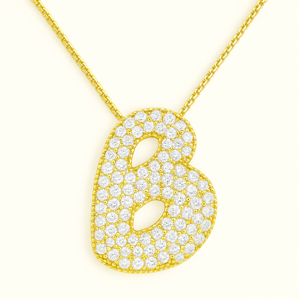 DU | Personalisierte Initialenkette