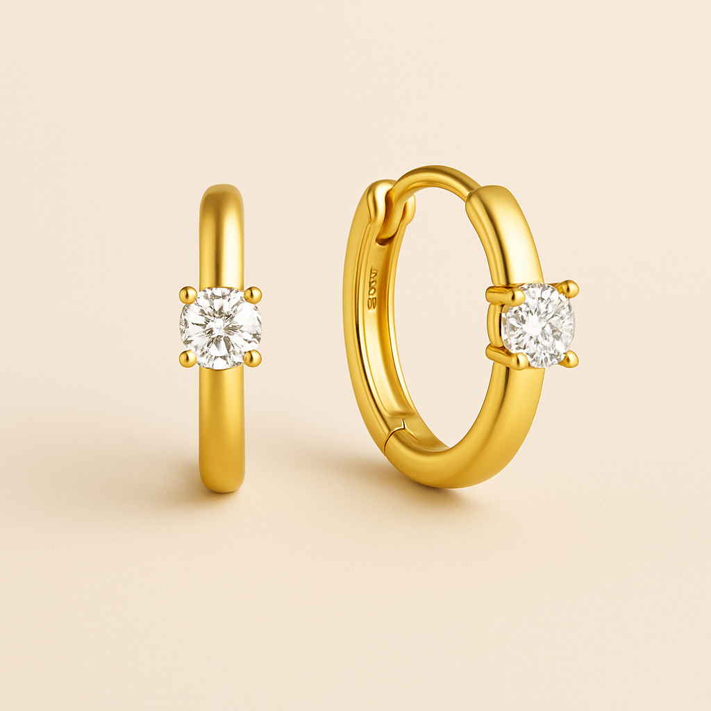 MORGANA Earrings with Diamonds