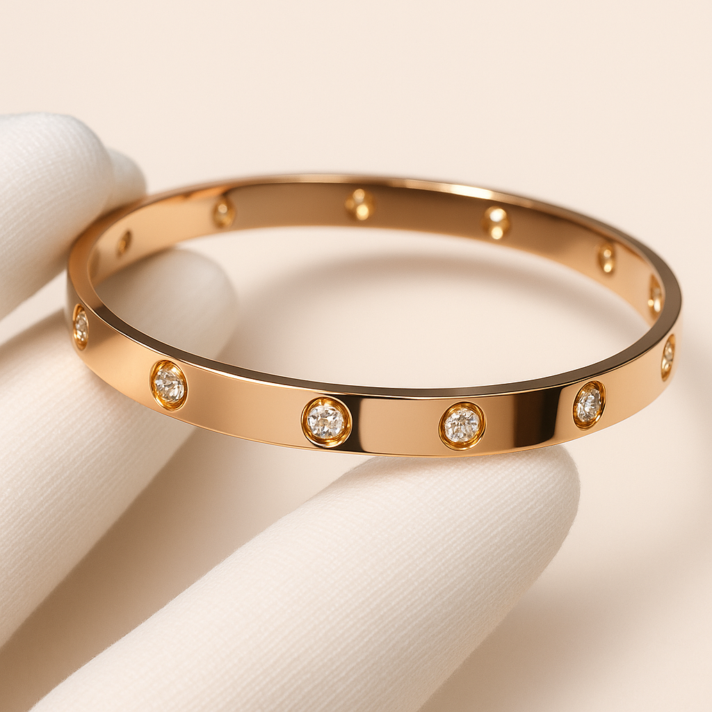 FINET Luxury Bracelet with Zircon