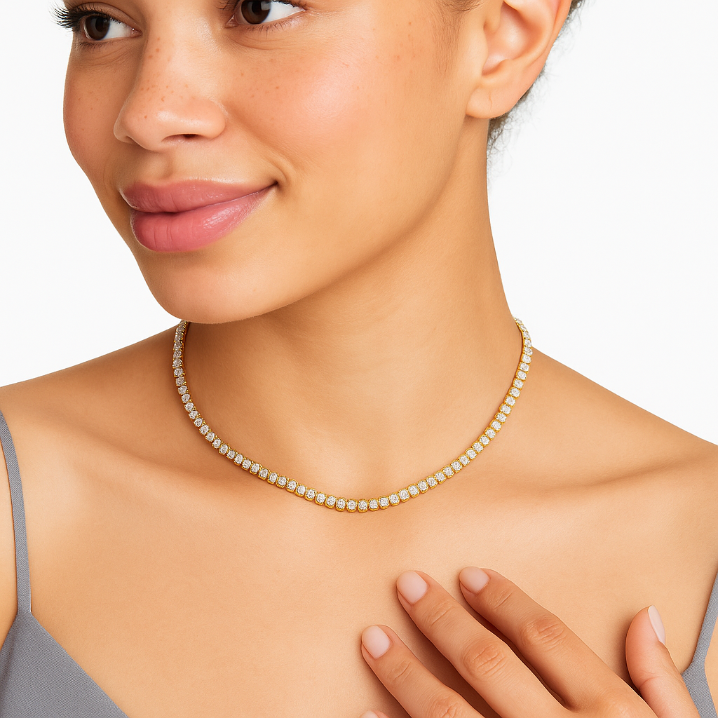 TENNIS Classic Gold Necklace