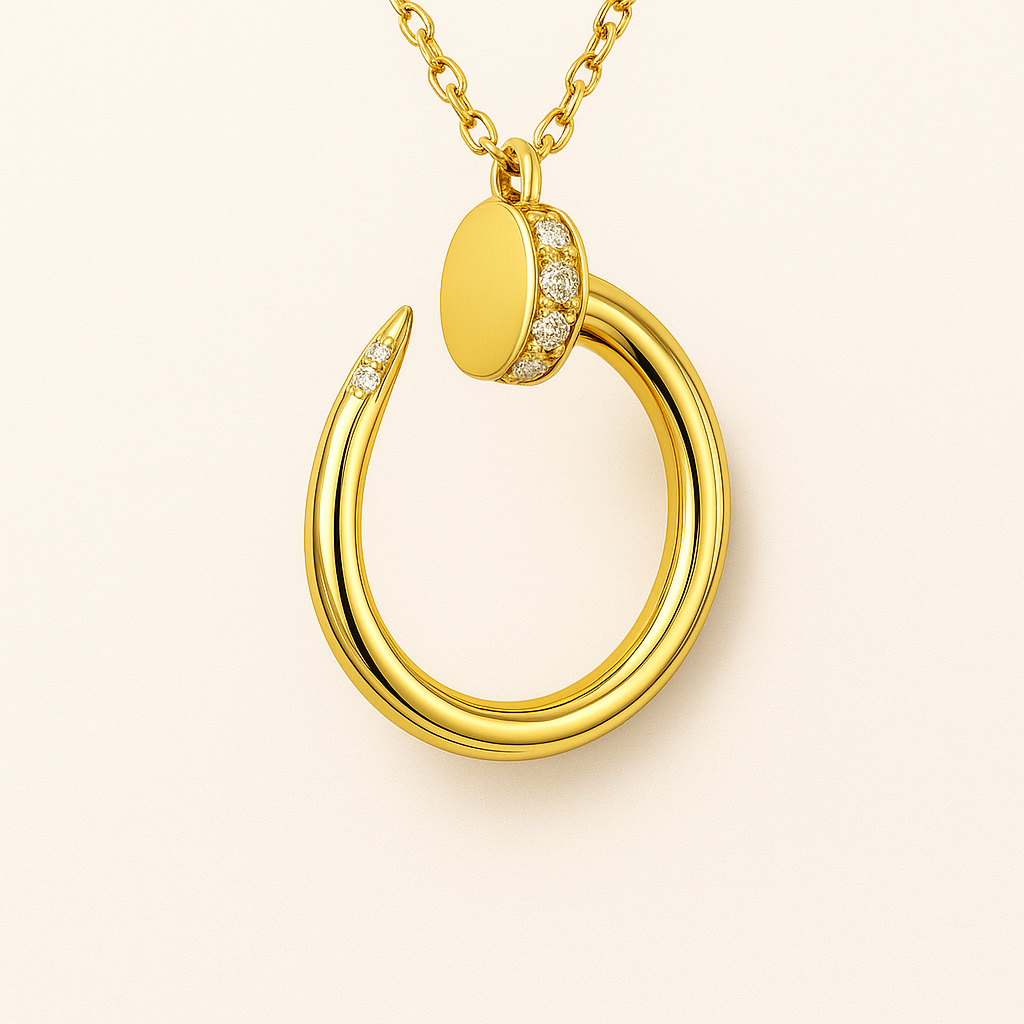NAGEL Goldkette mit Zirkon