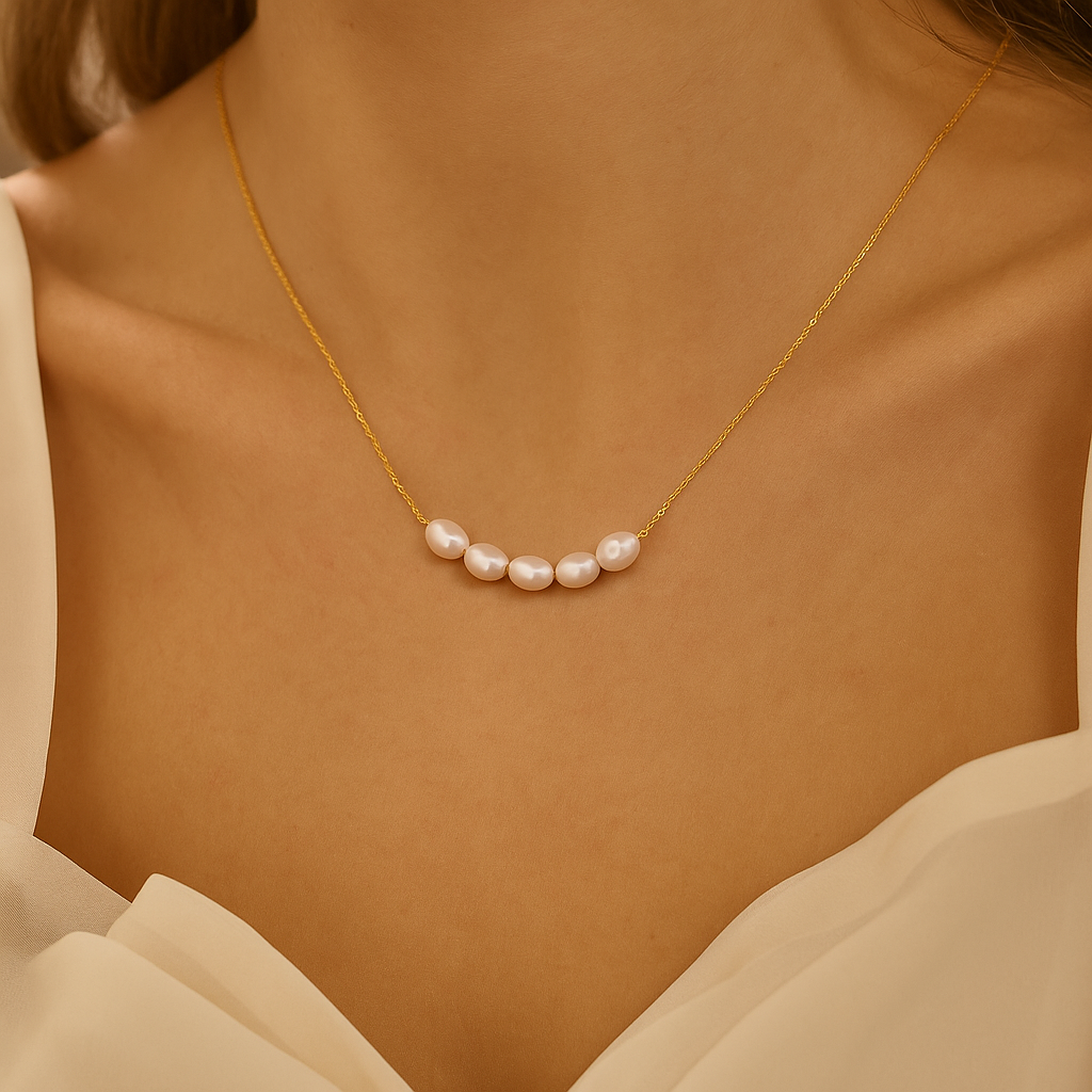 KONA Golden Pearl Necklace
