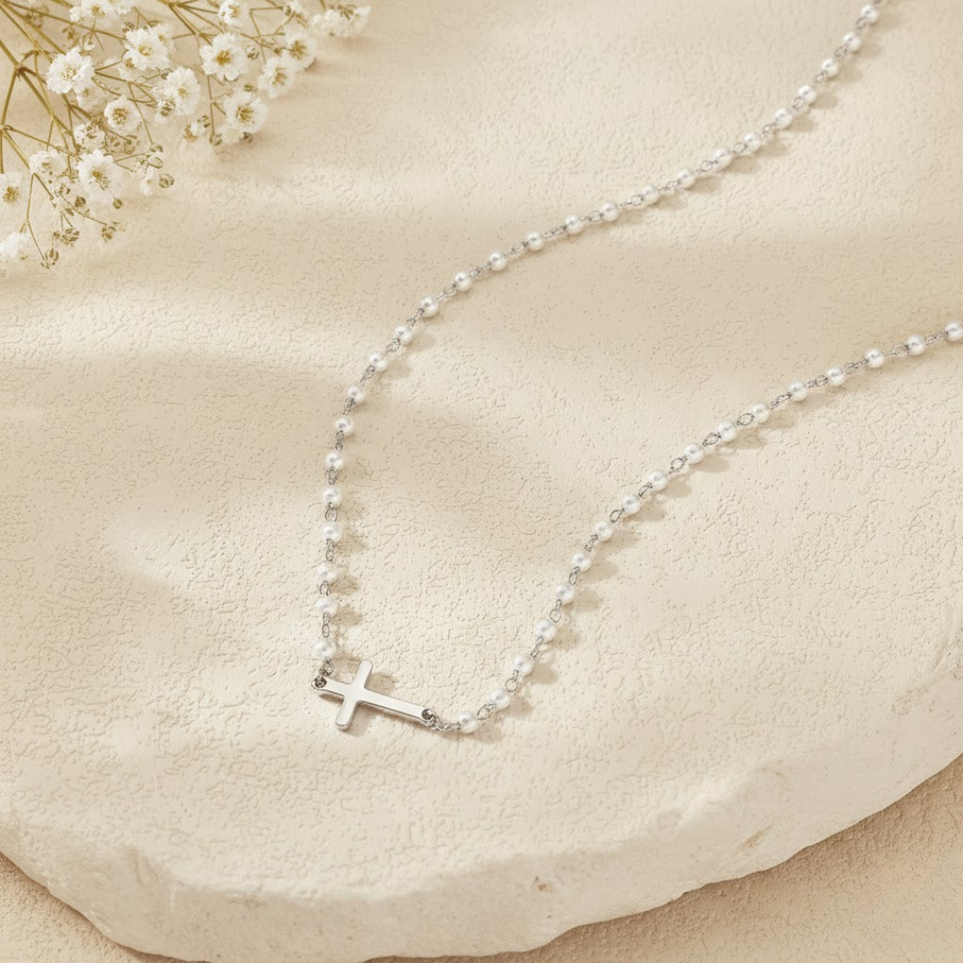 Gracia | Parelketting met Kruis