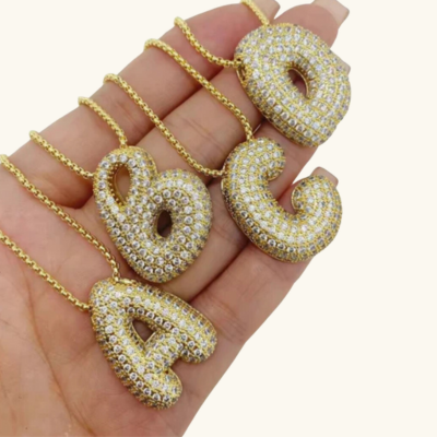 DU | Personalisierte Initialenkette