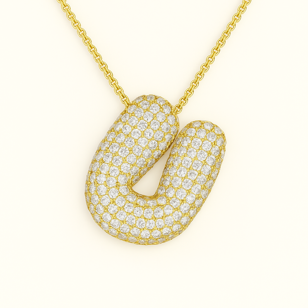 DU | Personalisierte Initialenkette