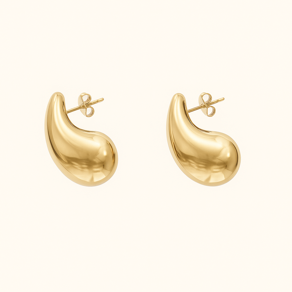 ELLA Water Drop Earrings | Gold