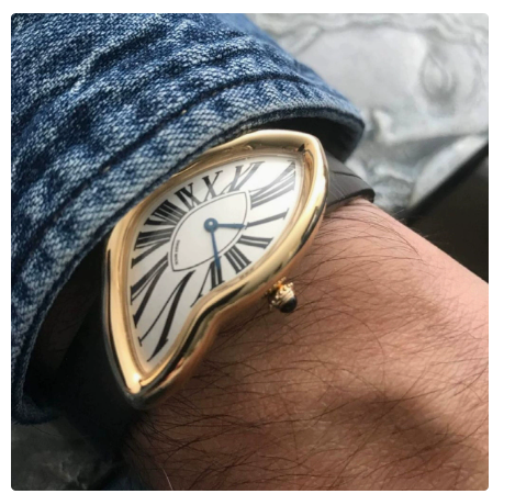 FIRENZE Schwarze Uhr